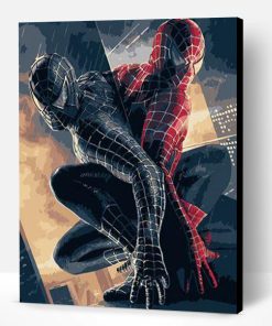 Double Spider Man Paint By Number