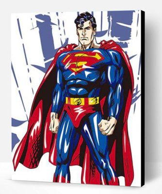 Superman Paint By Number