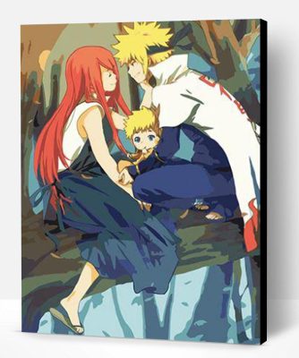 Naruto Minato x Kushina Paint By Number