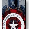 Captain America Shield Paint By Number