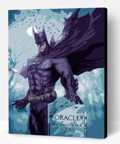 Batman At Cemetery Paint By Number