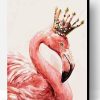 Pink Flamingo Queen Paint By Number