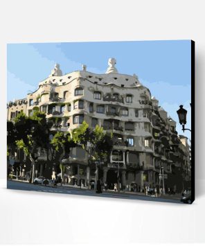 Casa Mila Barcelona Paint By Number