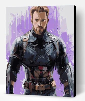 Captain America Paint By Number