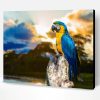 Single Parrot Paint By Number