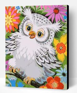 White Owl Paint By Number