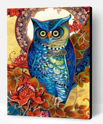 Vintage Owl Paint By Number