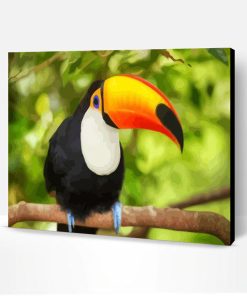 Toucan on a Branch Paint By Number