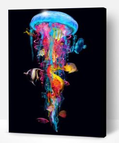 New Jellyfish Big Fish Paint By Number