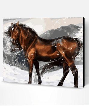 Brown Horse Paint By Number