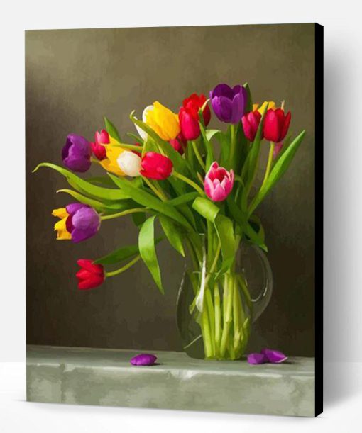 Tulip Flowers Paint By Number