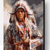Man of Indian Tribe Paint By Number