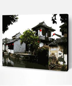 Zhouzhuang Water Town Paint By Number