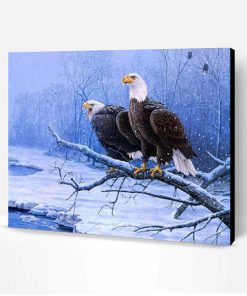 Winter Eagle Paint By Number