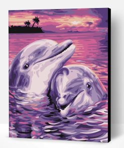 Dolphin Lovers Paint By Number