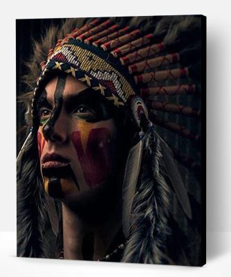 Native American Warriors Paint By Number