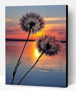 Sunset Dandelion Paint By Number