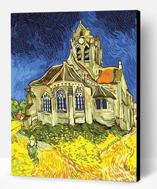 The Church at Auvers Vincent van Gogh Paint By Number