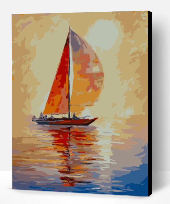 Sailing Boat Paint By Number