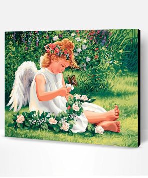 Cute Baby Angel Paint By Number