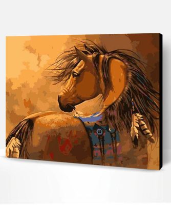 Native American Horses Paint By Number