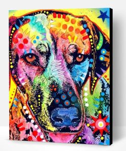 Multicolored Dog Paint By Number