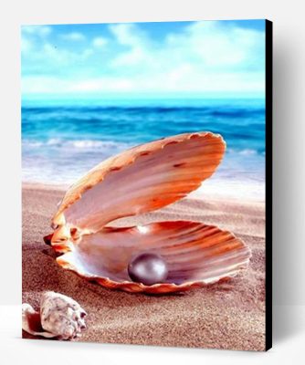 Pearls on the Beach Paint By Number