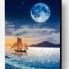 Moon and Sea Paint By Number