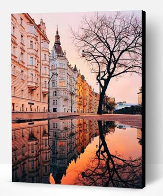 Prague Winter Morning Paint By Number