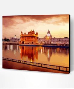 The Golden Temple of Amritsar Paint By Number