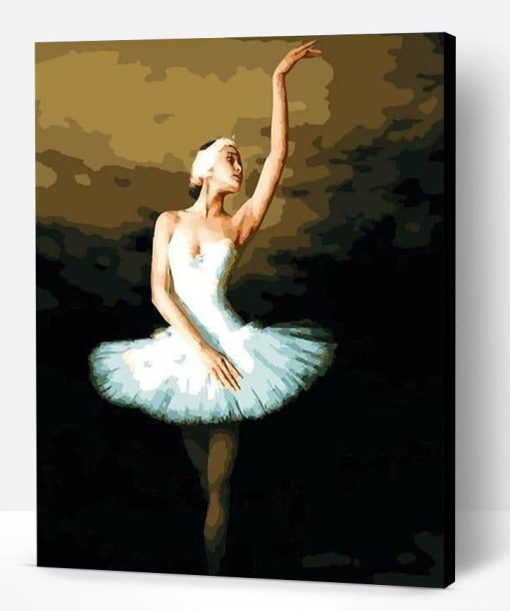 Elegant Ballerina Paint By Number