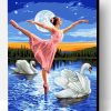 Swan and Ballerina Paint By Number