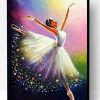 White Ballerina Paint By Number