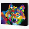 Colourful Wolf Paint By Number