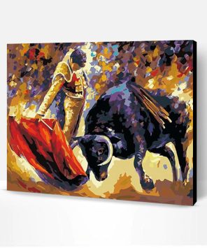 Bull and Matador Paint By Number