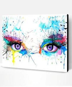 Abstract Eyes Paint By Number