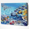 Abstract Fish Swimming Paint By Number