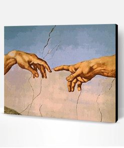 The Creation of Adam By Michelangelo Paint By Number