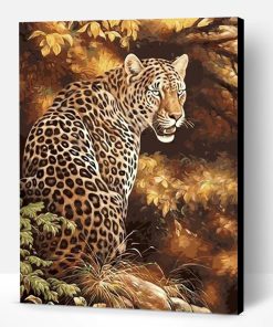Leopard in Jungle Paint By Number