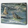 River Otters Paint By Number