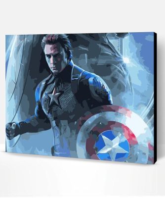 Endgame Captain America Paint By Number