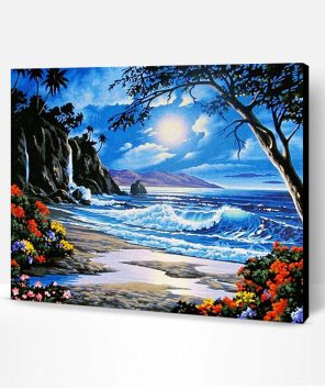 Beautiful Beach View Paint By Number