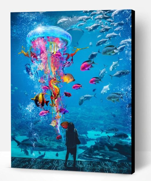 Big Jellyfish World Paint By Number