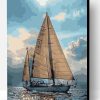 Sailboat Crosses the Sea Paint By Number