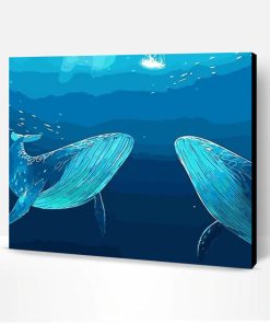 Whales Under Sea Paint By Number