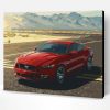 Red Ford Mustang Paint By Number