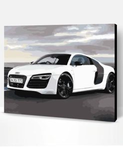 White Audi R8 Paint By Number