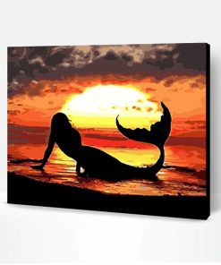 Mermaid The Sunset Paint By Number