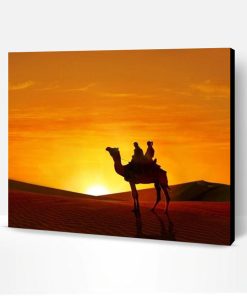 Camel in the Desert Paint By Number