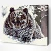 Wild Brown Bear Paint By Number